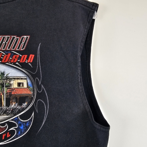 2006 Harley Davidson Daytona Beach Florida  Bike Week Sleeveless Muscle Shirt LG - Picture 7 of 7